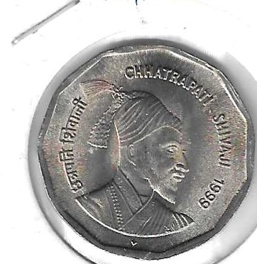 Monedas - Asia - India - 290 - 1999 - 2 rupias - Click en la imagen para cerrar