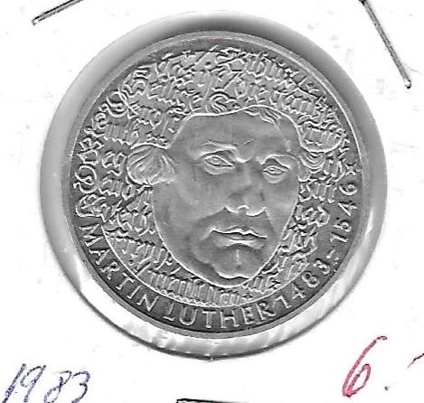 Monedas - Europa - Alemania - 159 - 1983 - 5 marco - Click en la imagen para cerrar