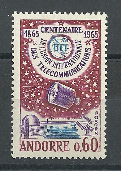 Andorra - French Post - Complete series - ** - 1965 - 193