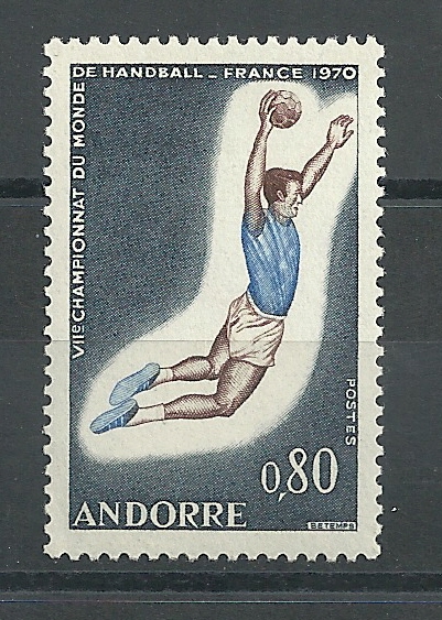 Andorra - French Post - Complete series - ** - 1970 - 221