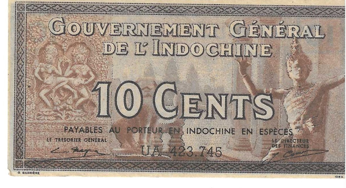 Billetes - Asia - Indochina Francesa - 85e - EBC - 10 ct - Num.ref: 425687