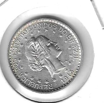 Monedas - America - Brasil - 512 - 1913 - 500 reis - plata - Click en la imagen para cerrar