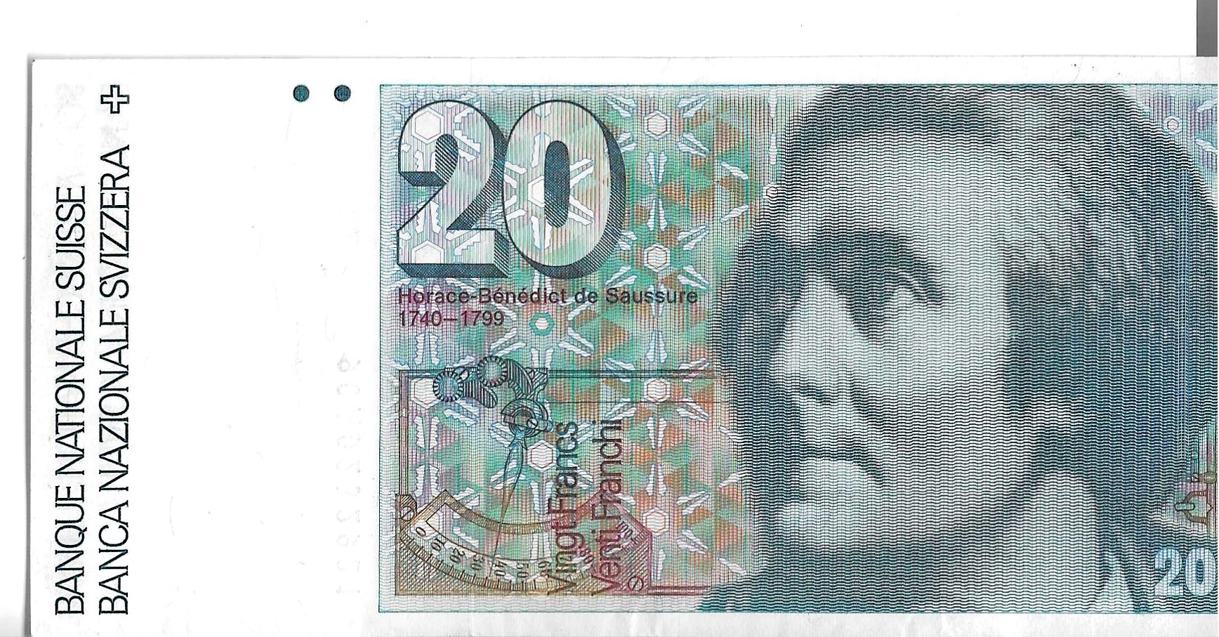 Billetes - Europa - Suiza - 55F - MBC+ - 1986 - 20 francos - Num.ref: 90A0232921