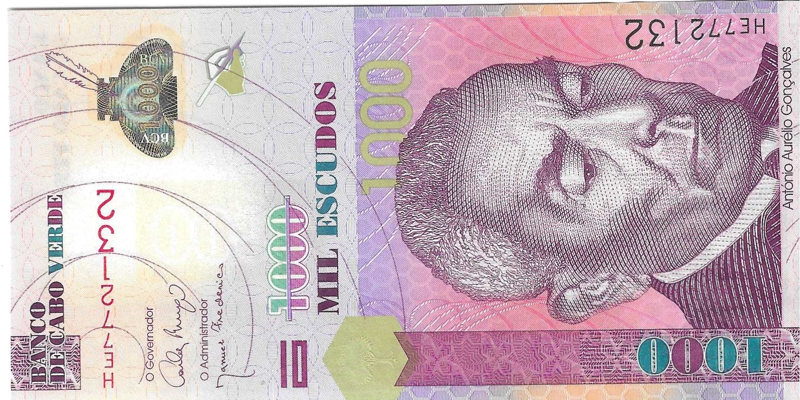 Billetes - Africa - Cabo Verde - 70 - SC - 2007 - 1000 escudos - Num.ref: 772132