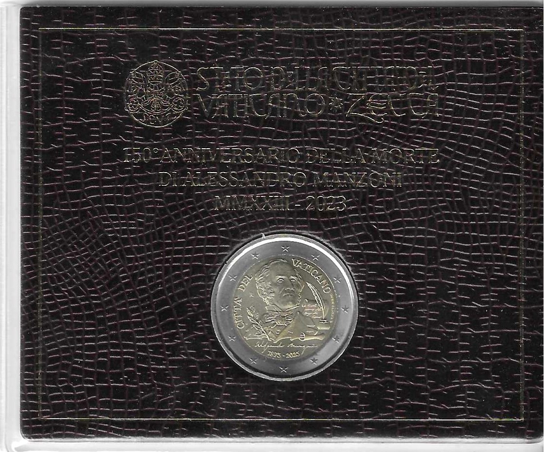 Monedas - Euros - 2€ - Vaticano - SC - 2023 - Manzoni