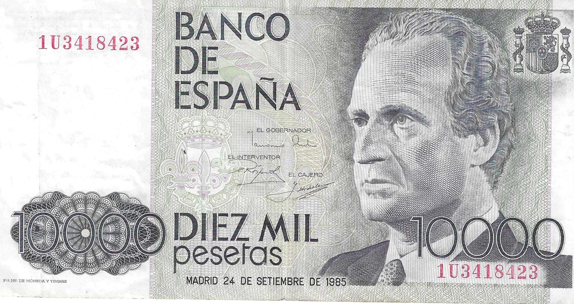 Billetes - España - Estado Español (1936 - 1975) - 1000 ptas - 535 - MBC+ - 1985 - Num.ref: 1U3418423