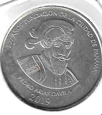 Monedas - America - Panama - - 2019 - 1/2 balboa - Click en la imagen para cerrar