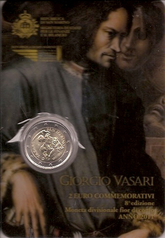2&euro; - San Marino - SC - A&ntilde;o 2011 - Giorgio Vasari22 - Click en la imagen para cerrar