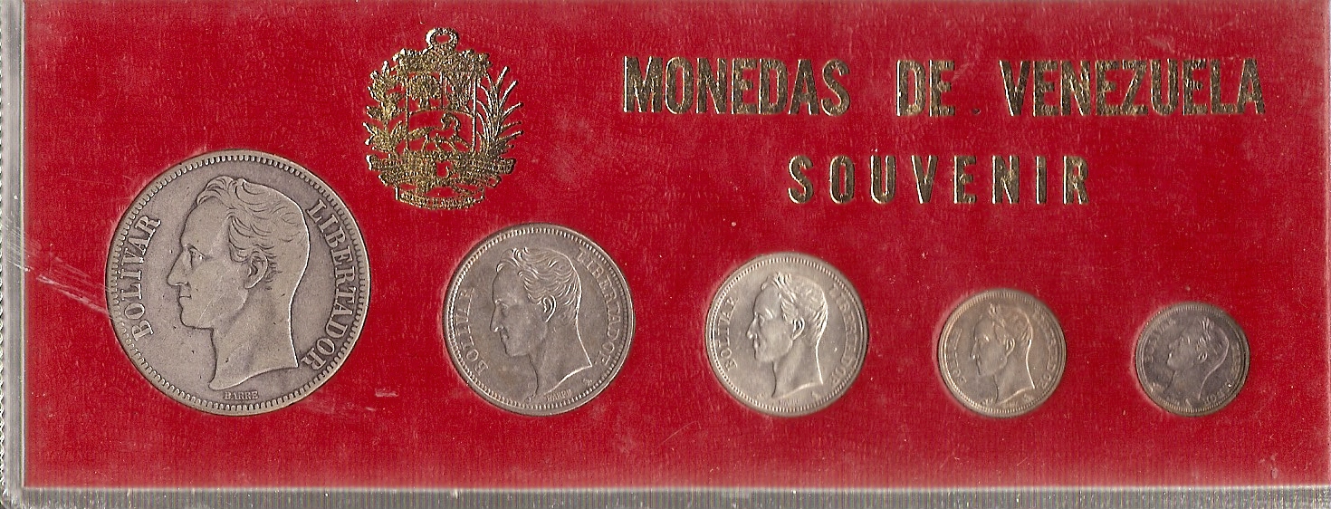 Venezuela - colección 5 monedas