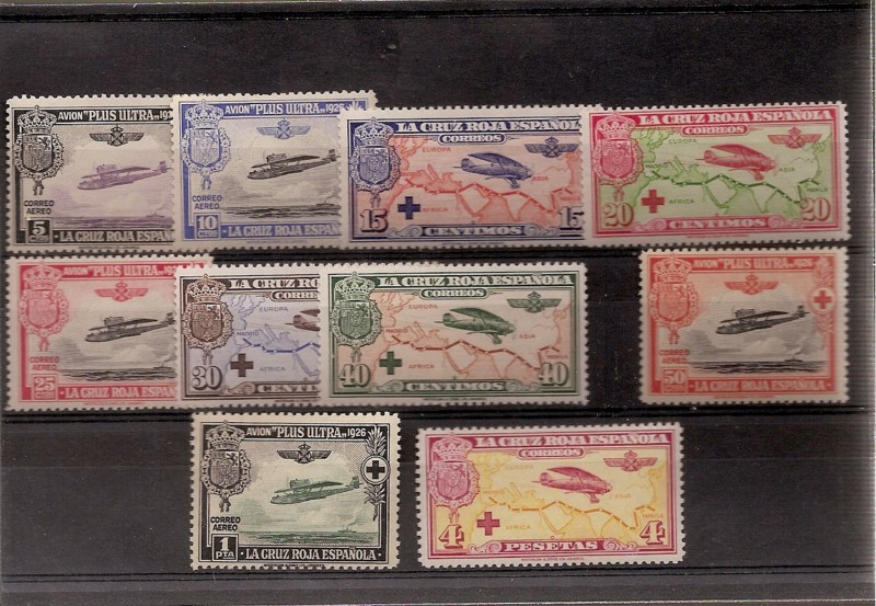 Sellos - Países - España - 1º Cent. (Series Completas) - 0339/48 - **