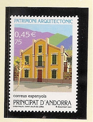 Sellos - Países - Andorra - Correo Español - Series completas - 2001 - 284 - ** - Click en la imagen para cerrar