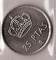 Monedas - España - Juan Carlos I (pesetas) - 1983 - 025 pesetas - Click en la imagen para cerrar