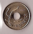 Monedas - España - Juan Carlos I (pesetas) - 1991 - 025 pesetas