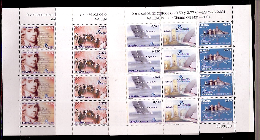 Sellos - Países - España - Minipliegos - 2004 (82/84) - **