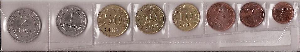 Colección en tiras - España - sc - Año 1998 - 8 monedas - Click en la imagen para cerrar