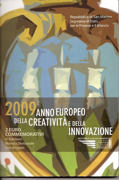 2€ - San Marino - SC - 2009 年 - 欧洲创意年