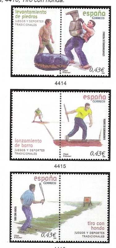 Spain - 2nd Cent. (Complete Series) - Juan Carlos I - 2008 - 4414/16 - **