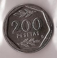 Monedas - España - Juan Carlos I (pesetas) - 1988 - 200 pesetas - Click en la imagen para cerrar