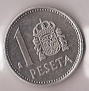 Monedas - España - Juan Carlos I (pesetas) - 1988 - 001 peseta - Click en la imagen para cerrar