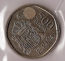 Monedas - España - Juan Carlos I (pesetas) - 1998 - 500 pesetas - Click en la imagen para cerrar