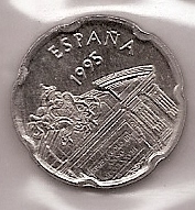Monedas - España - Juan Carlos I (pesetas) - 1995 - 050 pesetas - Click en la imagen para cerrar