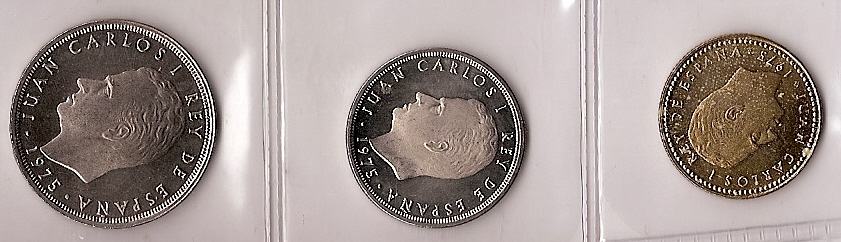 Monedas - España - Juan Carlos I (pesetas) - 1975 **7 - Año completo