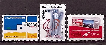 Sellos - Países - España - 2º Cent. (Series Completas) - Juan Carlos I - 2005 - 4165/67 - ** - Click en la imagen para cerrar