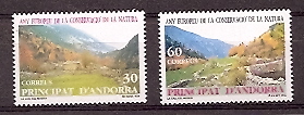 Sellos - Países - Andorra - Correo Español - Series completas - 1995 - 246/47 - ** - Click en la imagen para cerrar