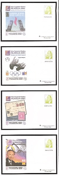 España - Sobres entero postales - 2001 - ** - 074