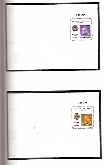 España - Sobres entero postales - 1985 - ** - 001/002