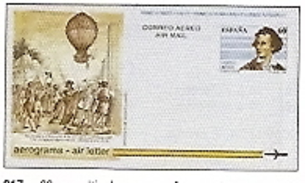 Sellos - PaÃses - España - Aerogramas - 217 - **