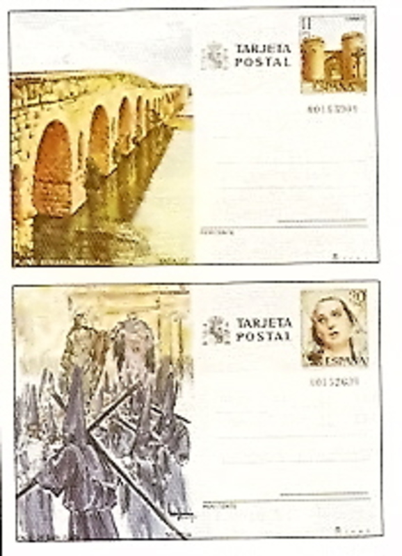 Sellos - España - Enteros Postales - Año 1984 - 137/38 - **