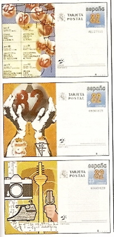 Sellos - España - Enteros Postales - Año 1982 - 129/32 - **