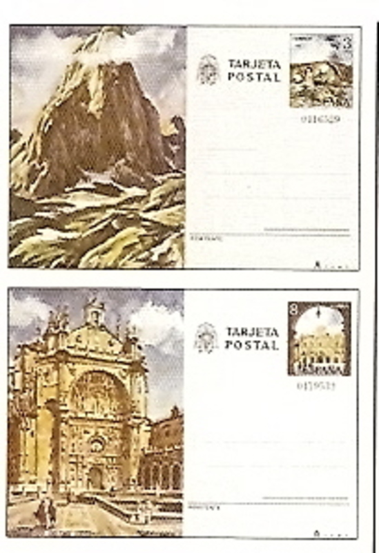 Sellos - España - Enteros Postales - Año 1979 - 119/20 - *