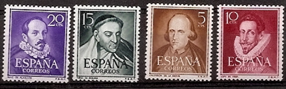 Sellos - Países - España - 2º Cent. (Series Completas) - Estado Español - 1950 - 1071/74 - **