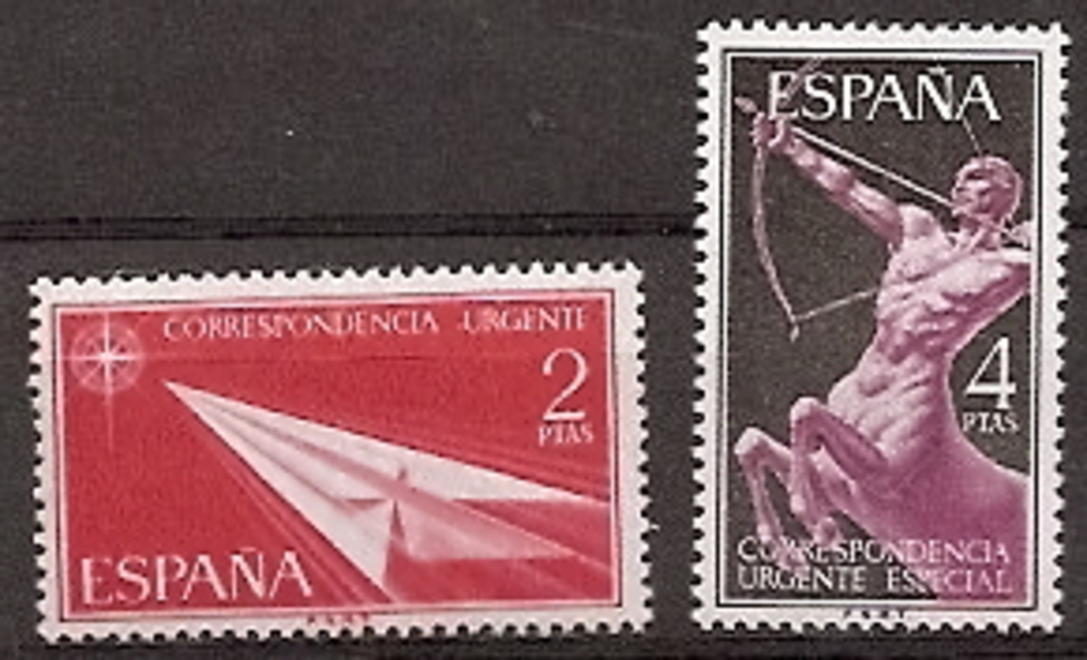 Sellos - Países - España - 2º Cent. (Series Completas) - Estado Español - 1956 - 1185/86 - **