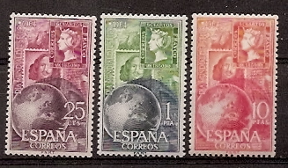 Sellos - Países - España - 2º Cent. (Series Completas) - Estado Español - 1964 - 1595/97 - **