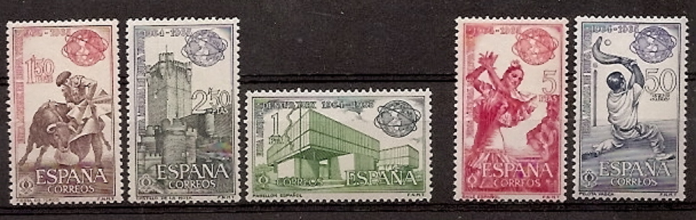 Sellos - Países - España - 2º Cent. (Series Completas) - Estado Español - 1964 - 1590/94 - **