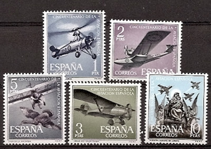 Stamps - Countries - Spain - 2nd Cent. (Complete Series) - Estado Español - 1961 - 1401/05 - **