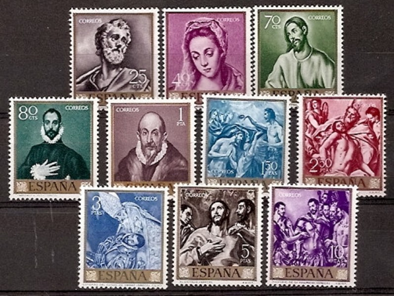 Stamps - Countries - Spain - 2nd Cent. (Complete Series) - Estado Español - 1961 - 1330/39 - **