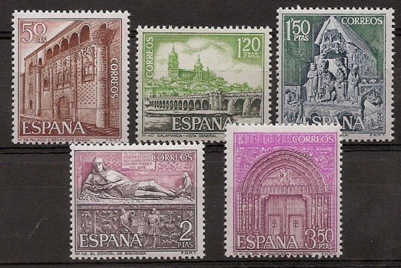 Stamps - Countries - Spain - 2nd Cent. (Complete Series) - Estado Español - 1968 - 1875/79 - **