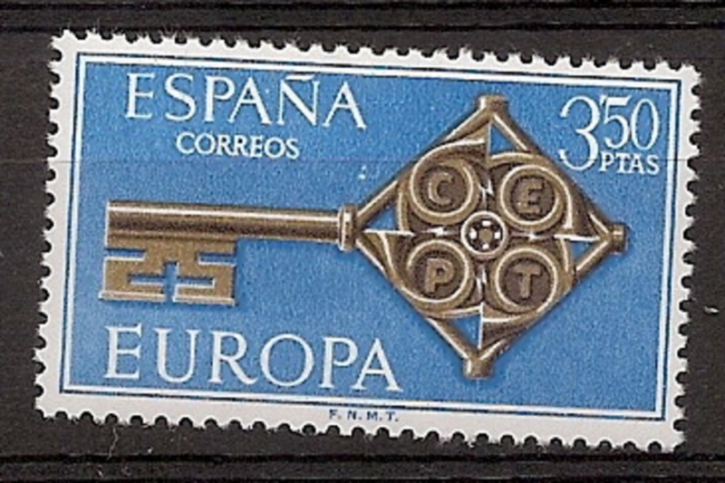 Stamps - Countries - Spain - 2nd Cent. (Complete Series) - Estado Español - 1968 - 1868 - **