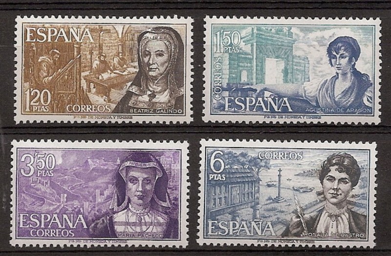 Stamps - Countries - Spain - 2nd Cent. (Complete Series) - Estado Español - 1968 - 1864/67 - **
