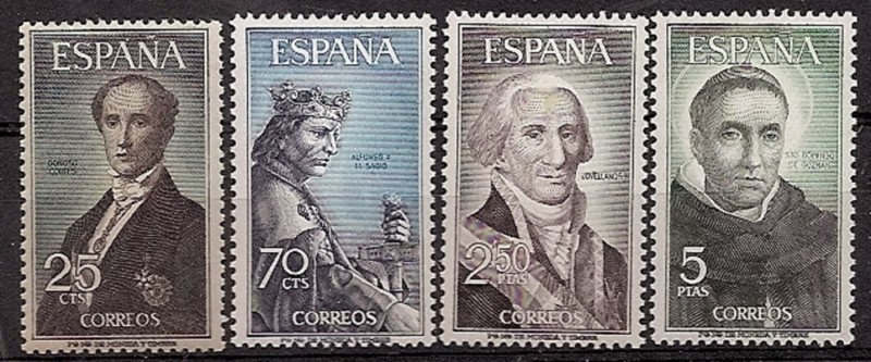 Stamps - Countries - Spain - 2nd Cent. (Complete Series) - Estado Español - 1965 - 1653/56 - **