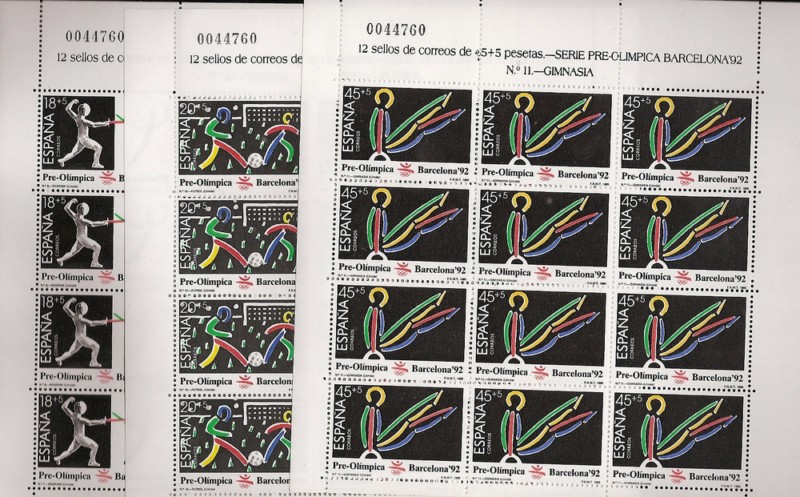 Sellos - Países - España - Minipliegos - 1989 (3/5) - **