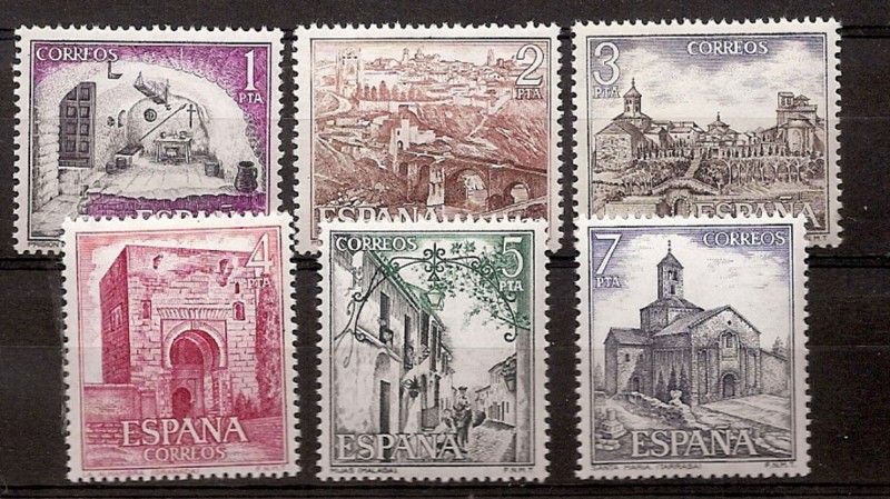 Sellos - Países - España - 2º Cent. (Series Completas) - Estado Español - 1975 - 2266/71 - **