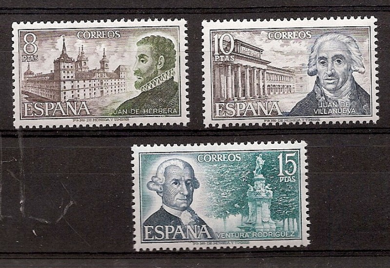 Sellos - Países - España - 2º Cent. (Series Completas) - Estado Español - 1973 - 2117/19 - **