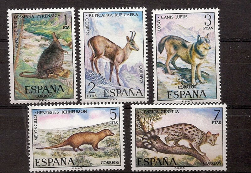 Sellos - Países - España - 2º Cent. (Series Completas) - Estado Español - 1972 - 2102/06 - **