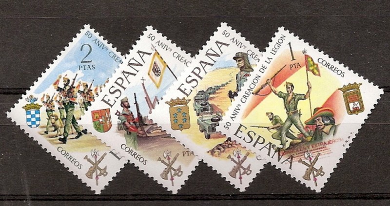 <div>Sellos - Países - España - 2º Cent. (Series Completas) - Estado Español - 1971 - 2043/46 - **</div>