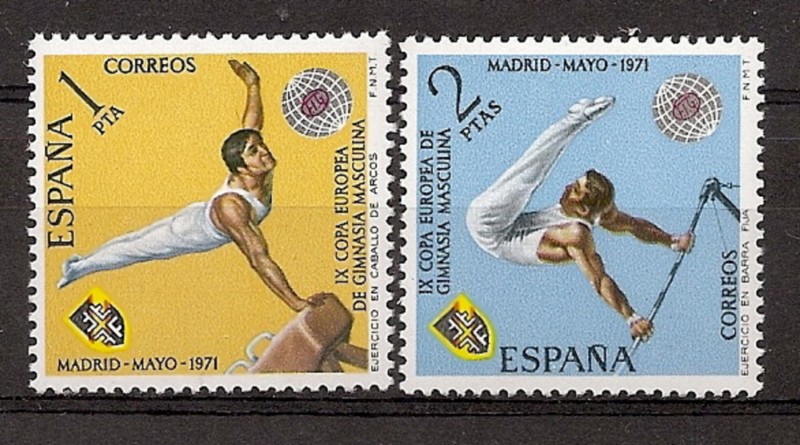 <div>Sellos - Países - España - 2º Cent. (Series Completas) - Estado Español - 1971 - 2034/35 - **</div>